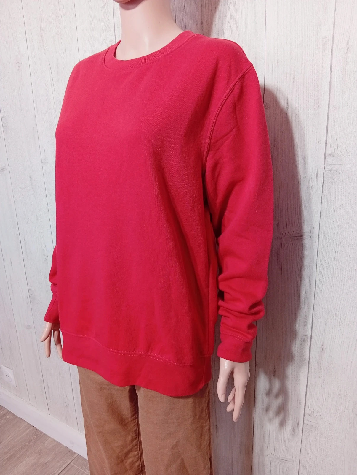 Pull manches longues femme - taille M/38 - couleur rouge – Primark – taille M / 38 / 10 5