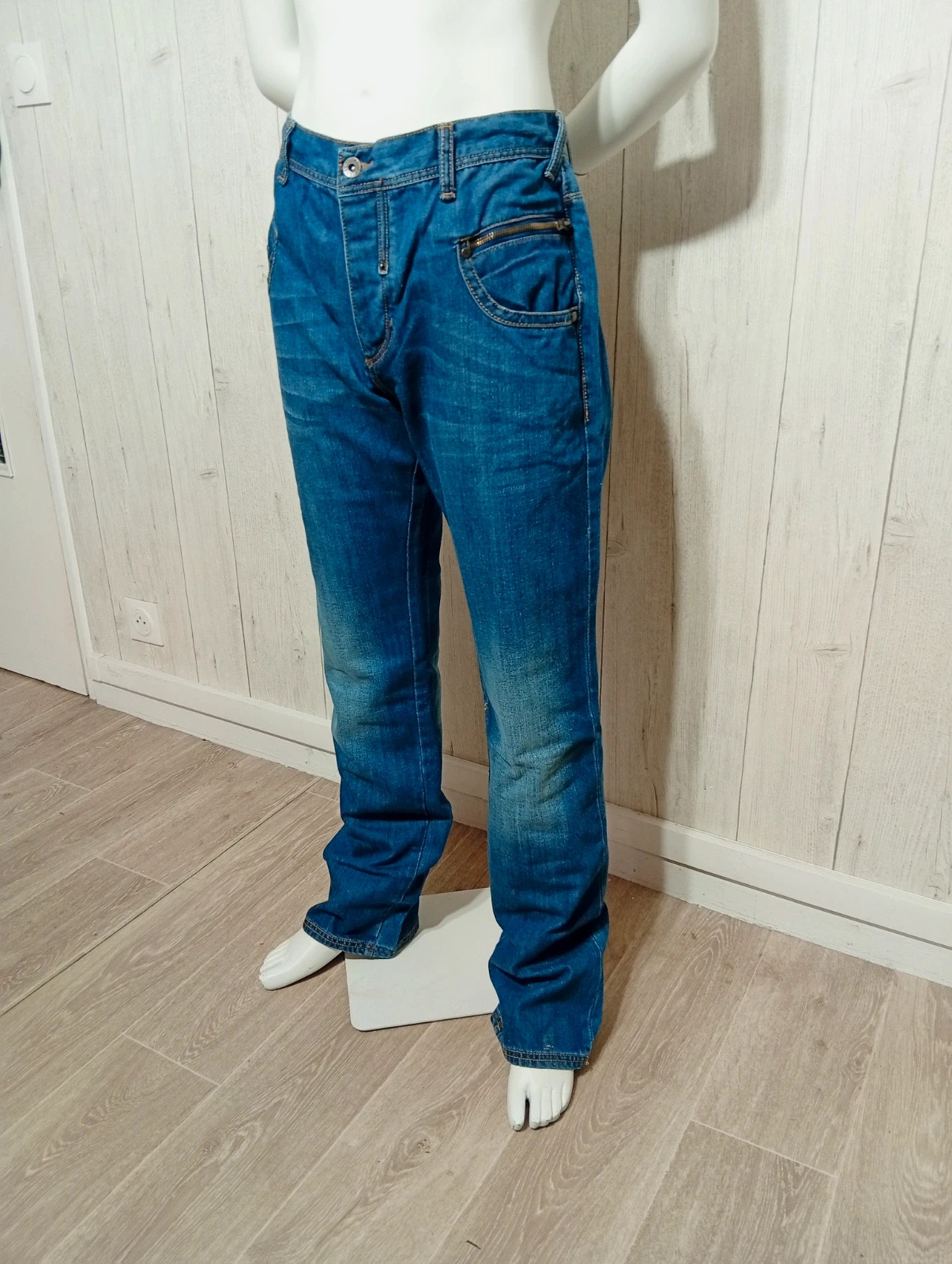 Jeans homme - taille XXL/44 - CJW - couleur marine – CJW – taille XXL 5