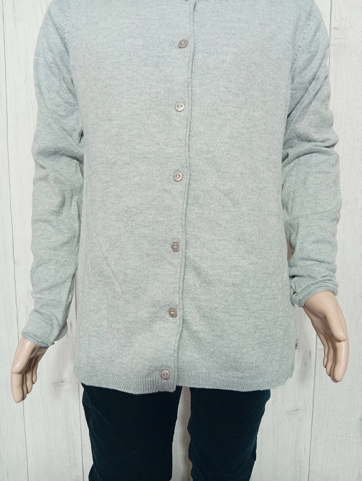 Gilet manche longue fille - taille 12 ans (152 cm) - okaidi couleur gris – Okaïdi – taille 12 ans / 152 cm 3