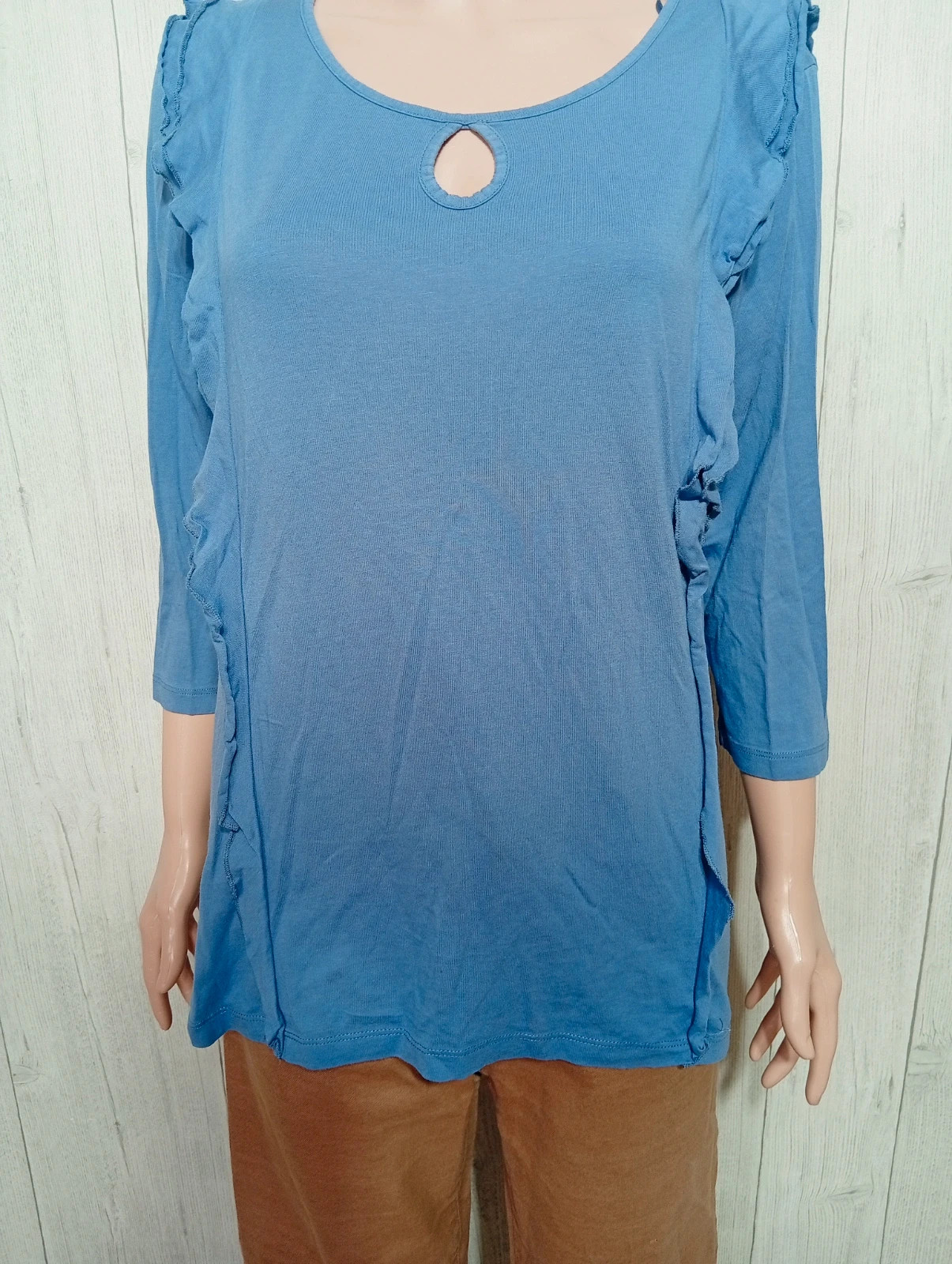 T-shirt manche longue femme- taille 42/44 - damart - couleur violet – Damart – taille XL / 42 / 14 3