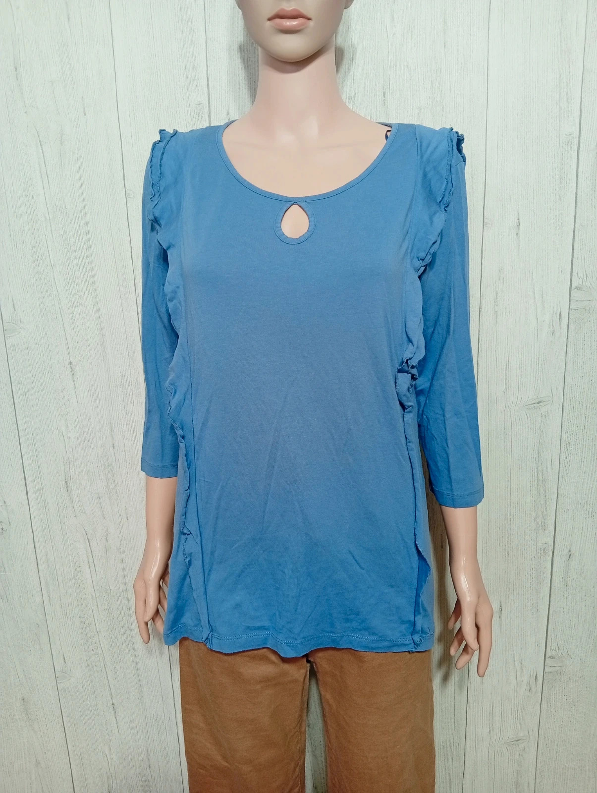 T-shirt manche longue femme- taille 42/44 - damart - couleur violet
