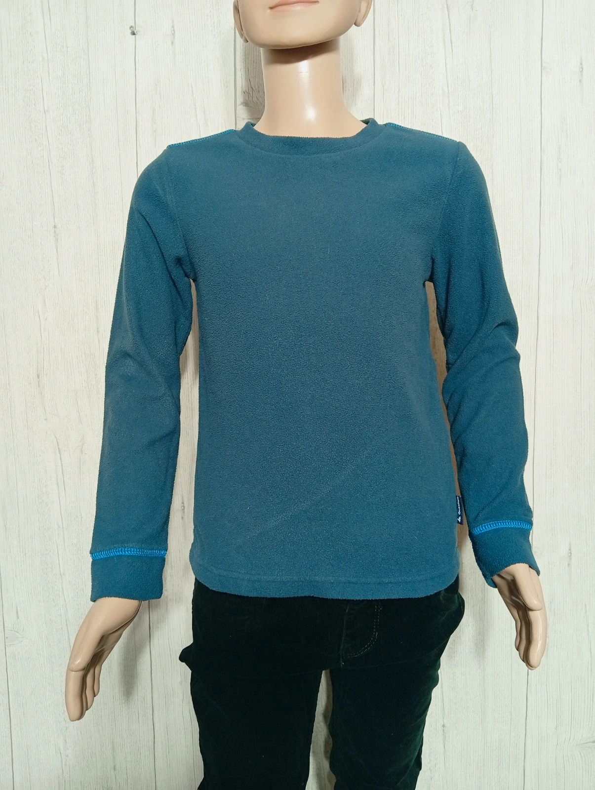 Pull manches longues garçon - taille 8 ans (125/132 cm) - decathlon - couleur marine