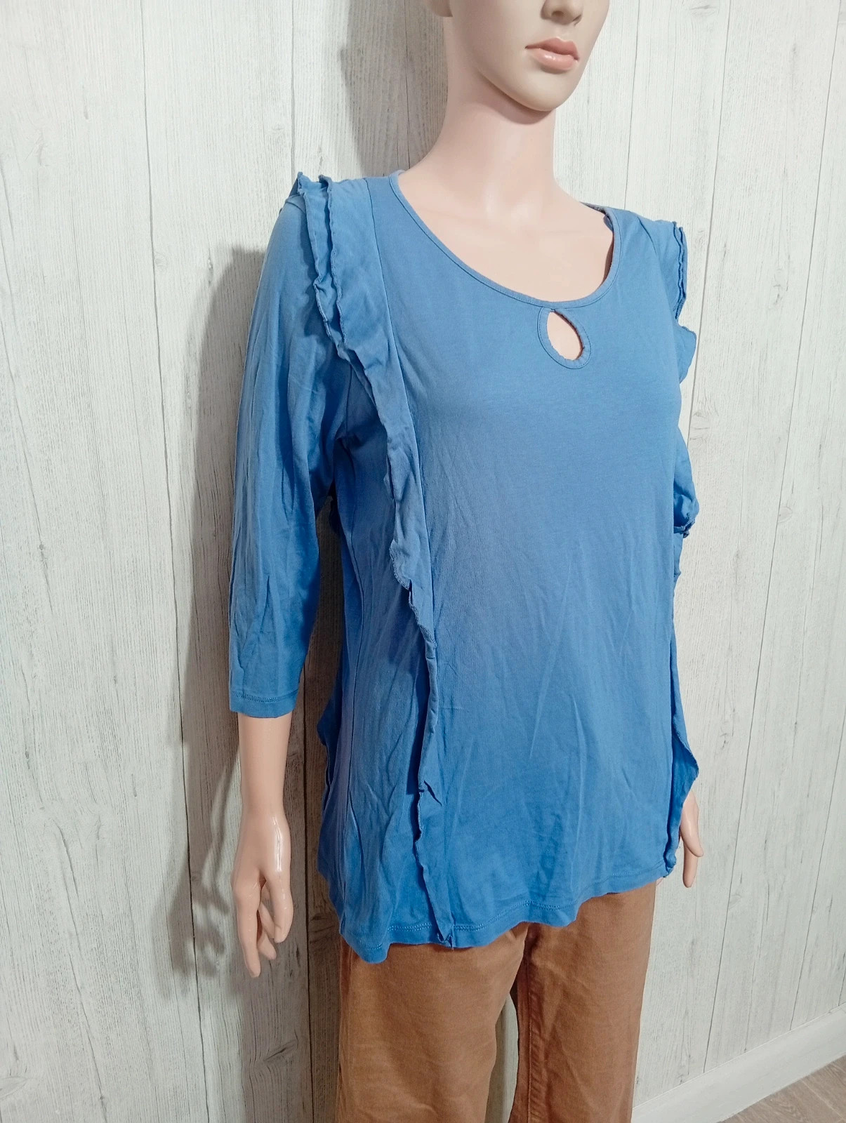 T-shirt manche longue femme- taille 42/44 - damart - couleur violet – Damart – taille XL / 42 / 14 4
