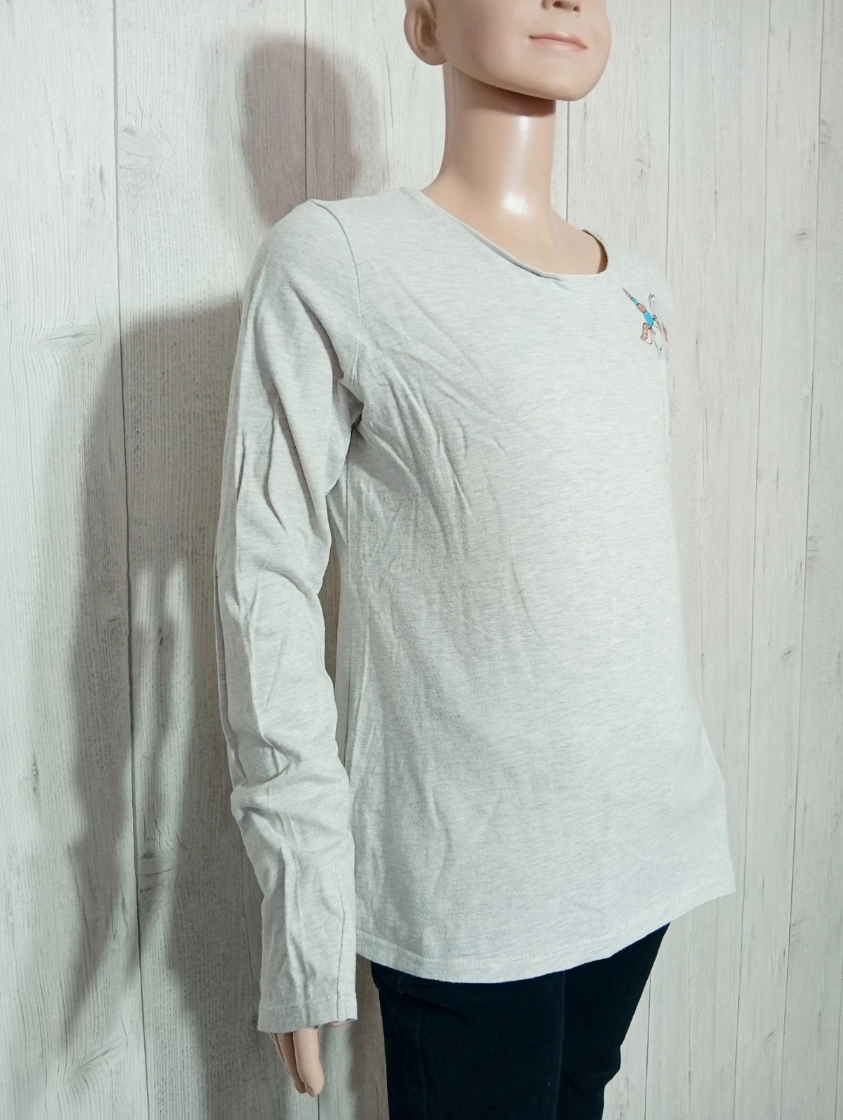 T-shirt manche longue fille - taille 12 ans ( 143/155 cm) - inextenso- couleur gris – In Extenso – taille 12 ans / 152 cm 4