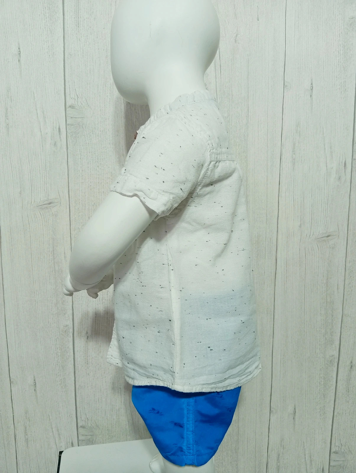 Chemise manche courte garçon - taille 18/24 mois ( 92 cm) - primark - couleur blanc et gris – Primark – taille 18-24 mois / 86 cm 5