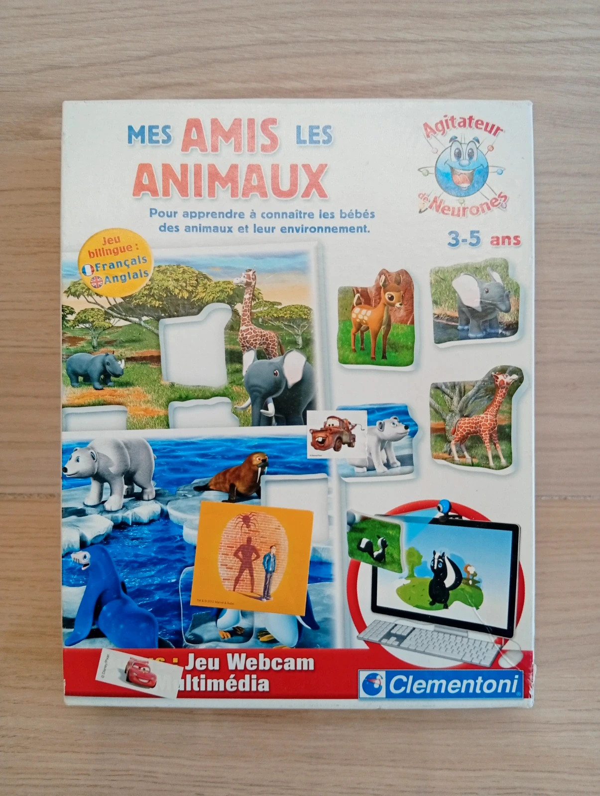 Jeux enfant - mes amis les animaux -clementoni - 3/5 ans - très bonne etat