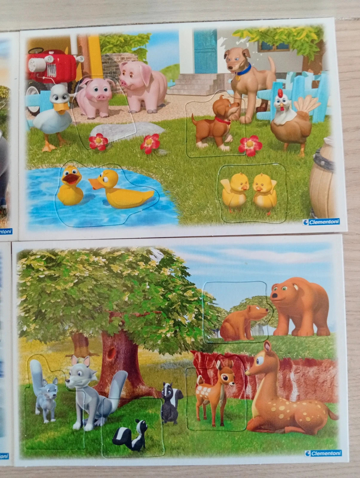 Jeux enfant - mes amis les animaux -clementoni - 3/5 ans - très bonne etat – Clementoni – taille Taille unique 3