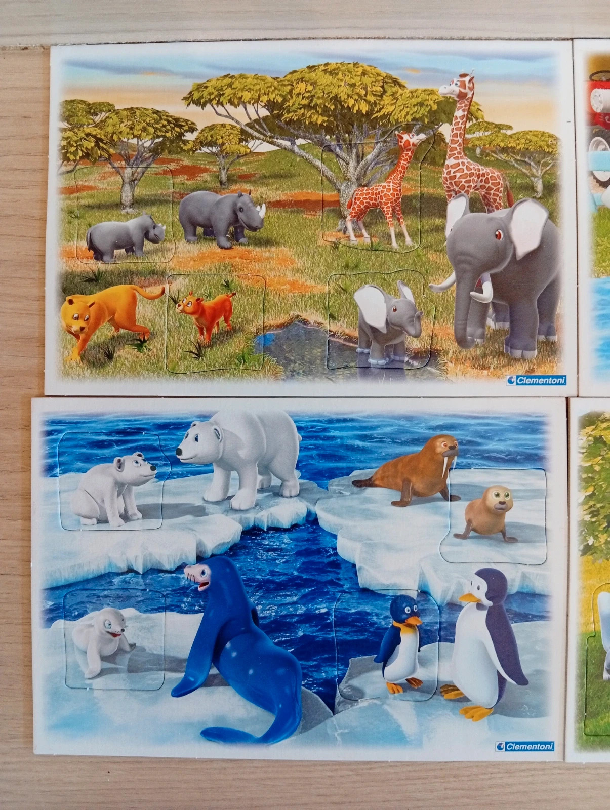 Jeux enfant - mes amis les animaux -clementoni - 3/5 ans - très bonne etat – Clementoni – taille Taille unique 2