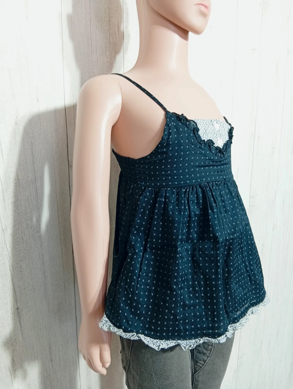 Débardeur fille - taille 3 ans ( 94 cm) - ikks - couleur noir et blanc – IKKS – taille 24-36 mois / 92 cm 2