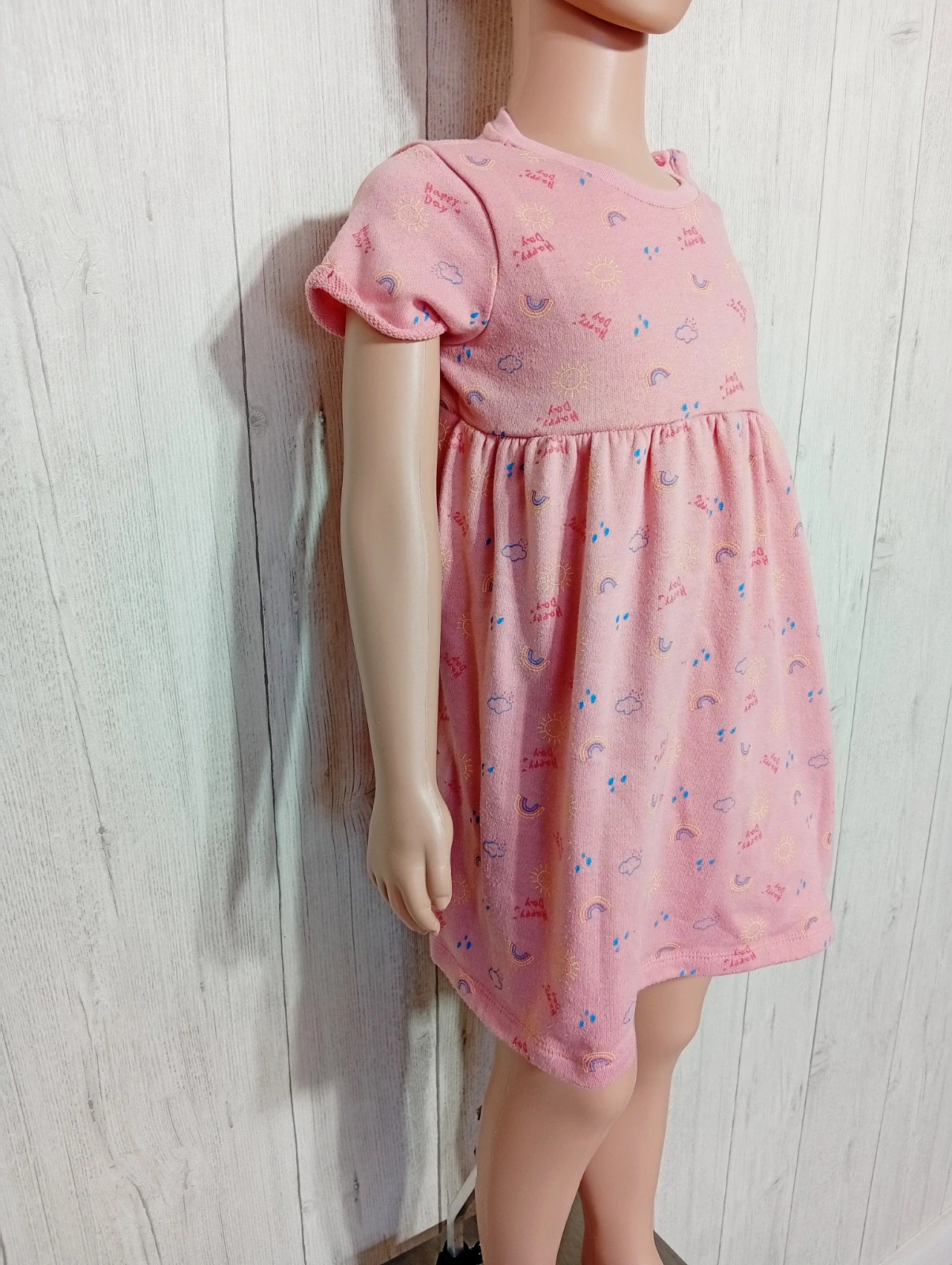 Robe fille - taille 3 ans (98 cm) - inextenso- - couleur rose multicolore – In Extenso – taille 3 ans / 98 cm 4