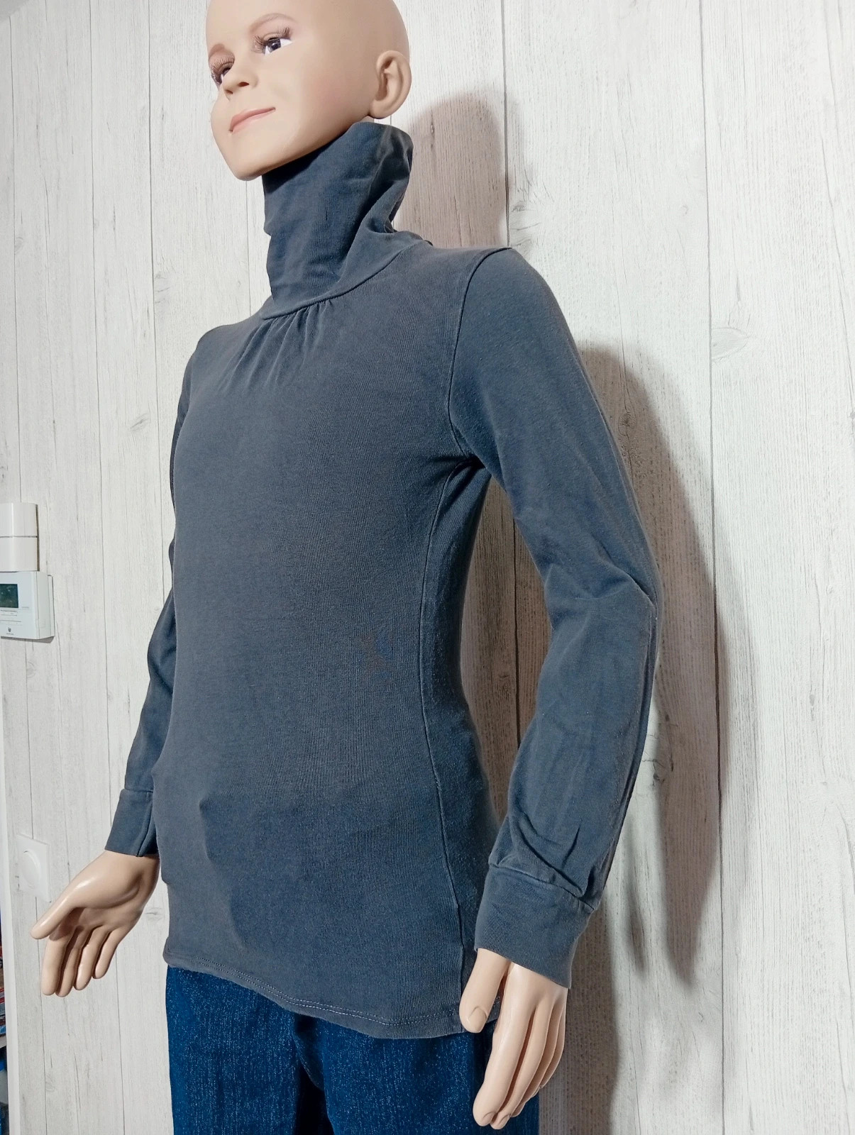 Pull a col roulé fille - taille 10 ans (138 cm) -du pareil au même - couleur gris – Du Pareil au Même – taille 10 ans / 140 cm 5