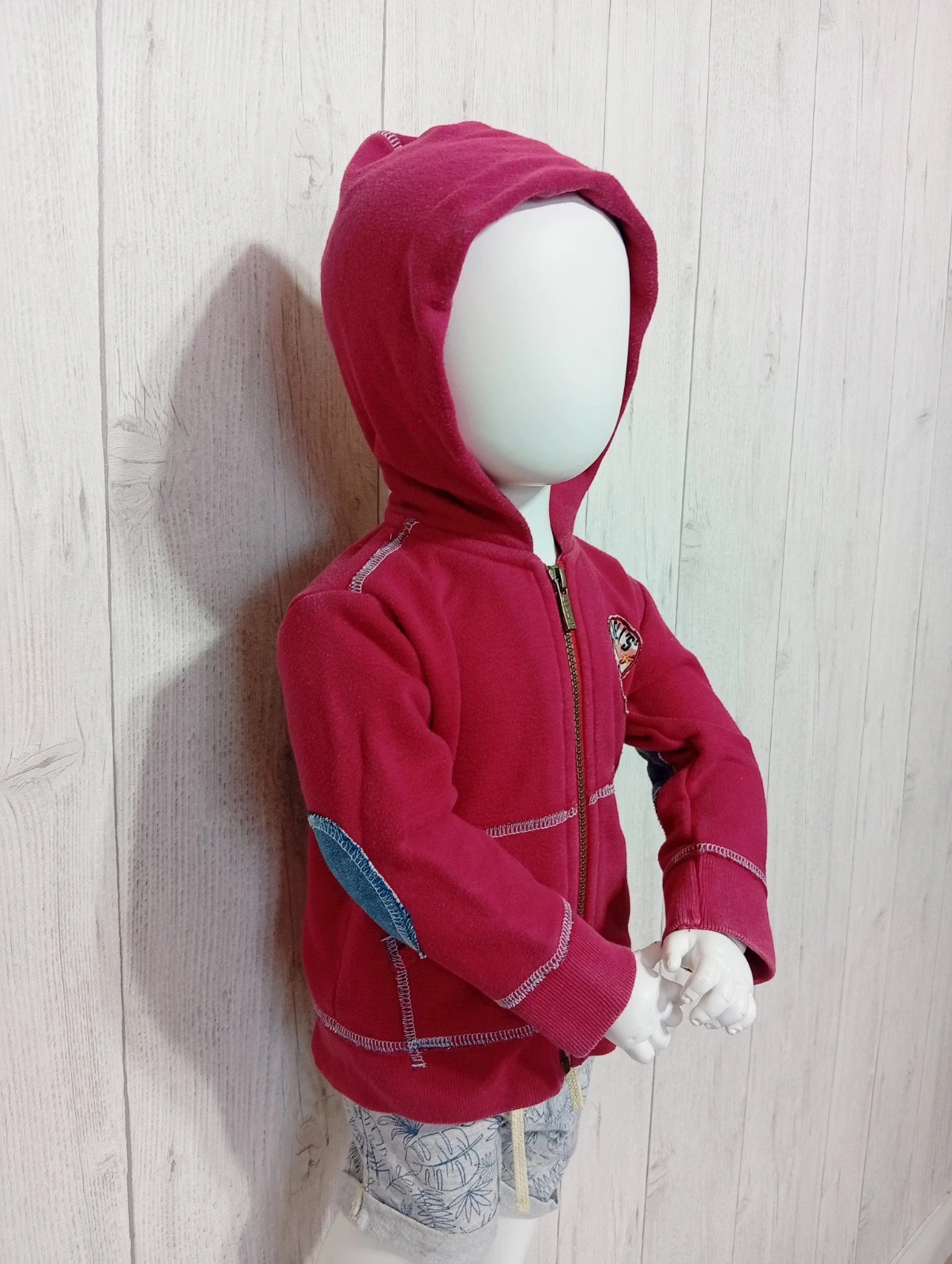 Gilet a capuche garcon-taille 18 mois - levi's - couleur rouge – Levi's – taille 18-24 mois / 86 cm 2