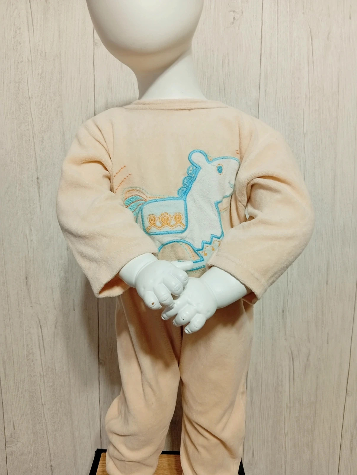 Pyjama 1 piece garcon - taille 18 mois - carrefour - couleur jaune bleu – Carrefour – taille 18-24 mois / 86 cm 2