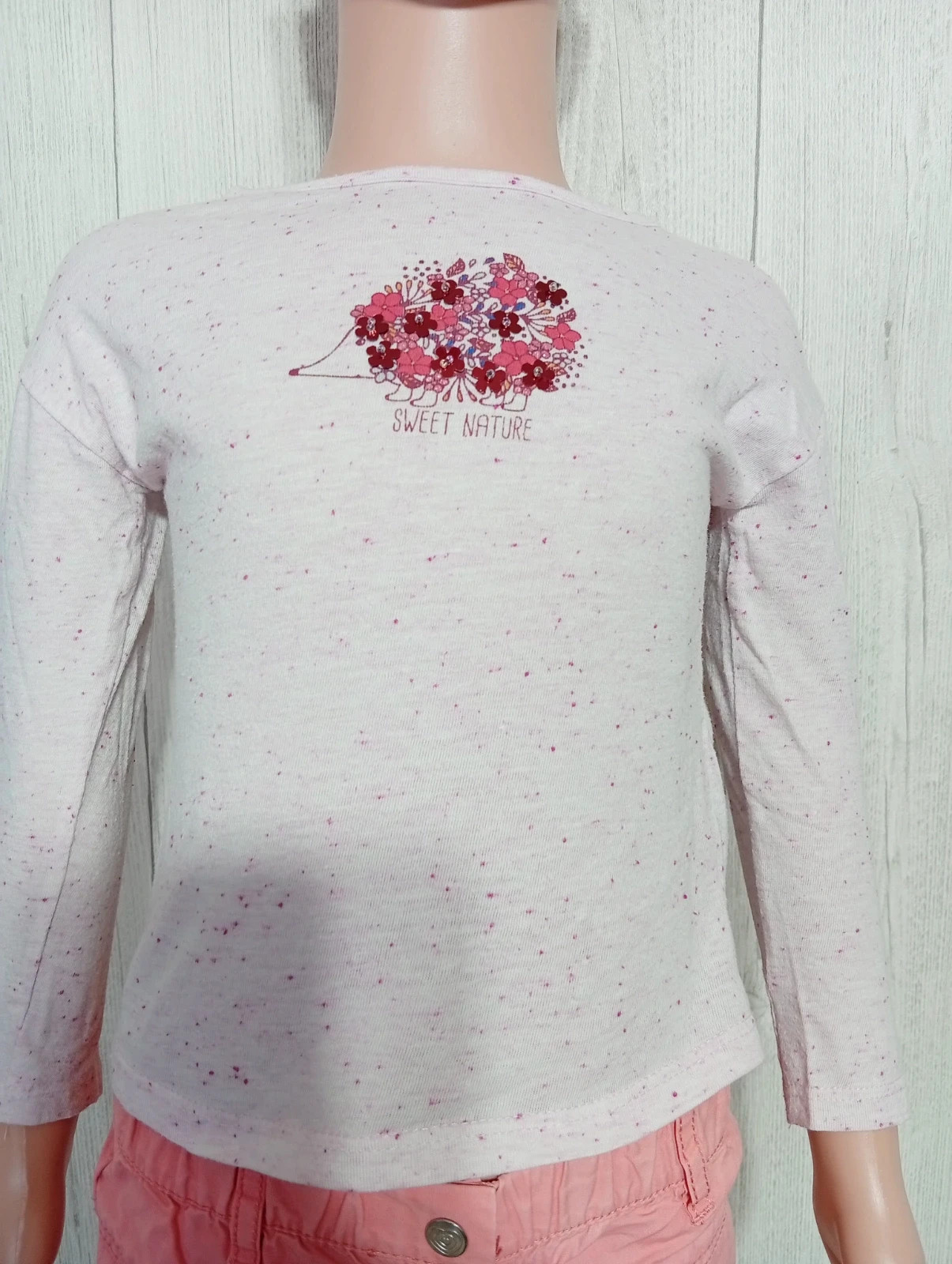 T-shirt manche longue fille - taille 3 ans (95/101 cm) - inextenso- couleur rose – In Extenso – taille 3 ans / 98 cm 2
