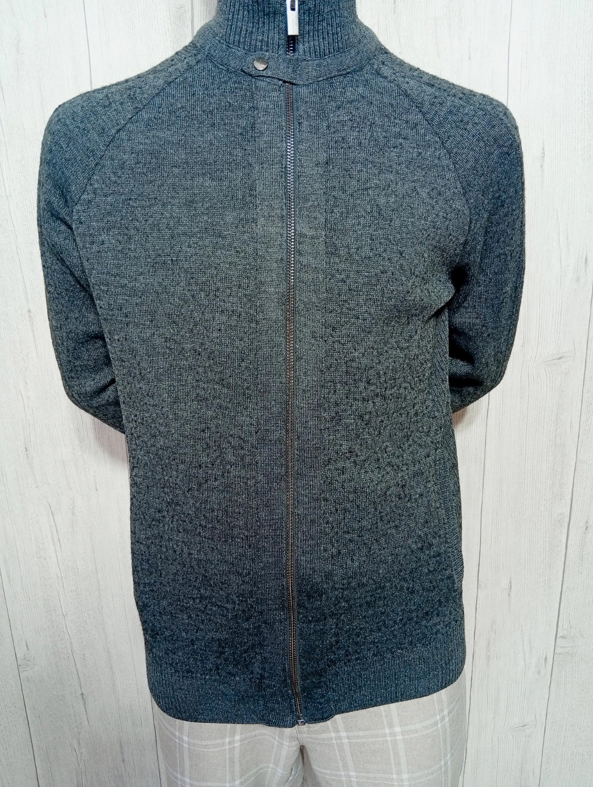 Cardigan manche longue homme - taille M/38 - Devred - couleur gris – Devred – taille M 3