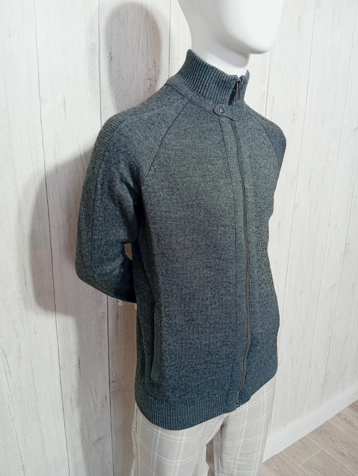 Cardigan manche longue homme - taille M/38 - Devred - couleur gris – Devred – taille M 4
