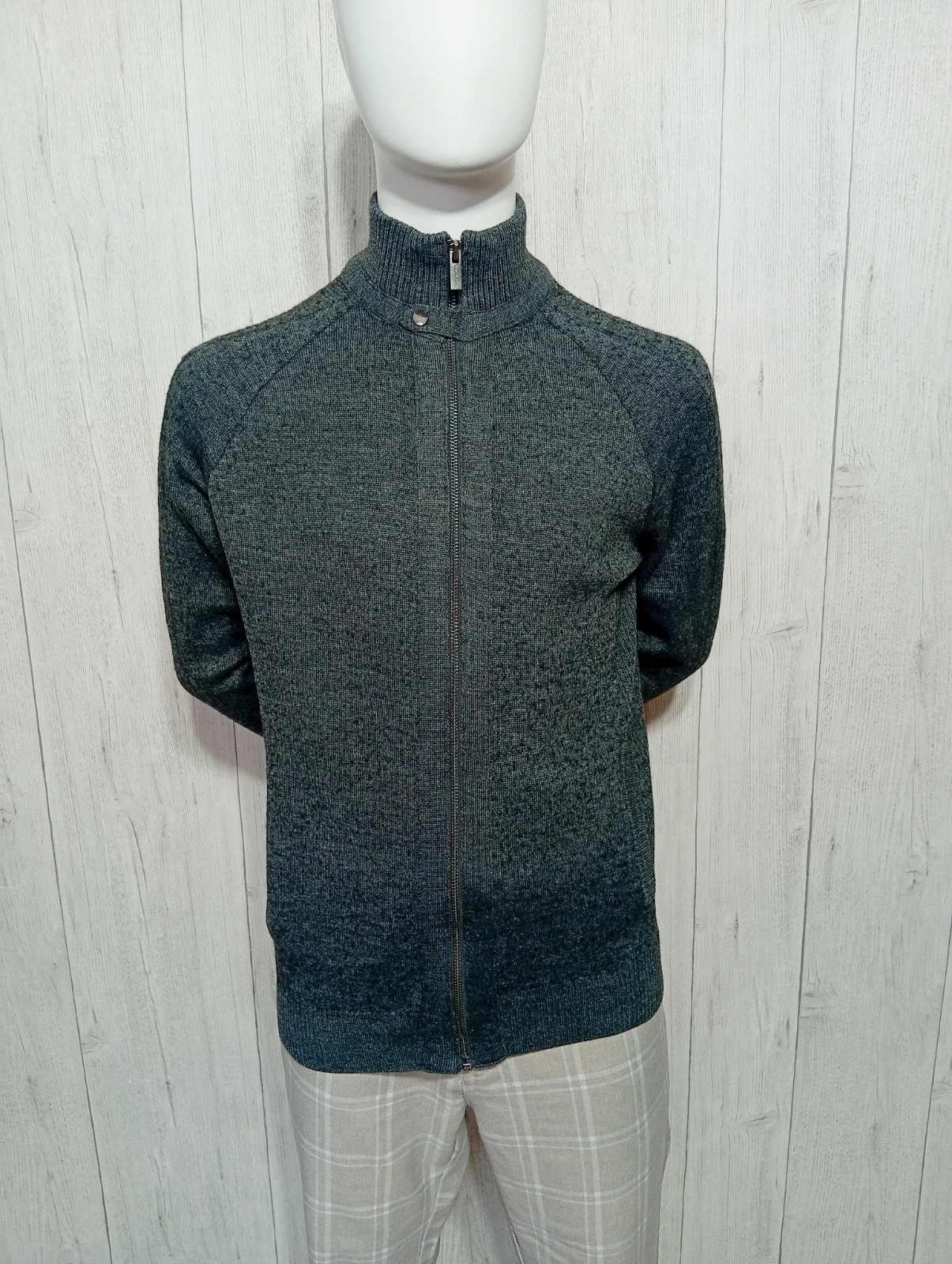 Cardigan manche longue homme - taille M/38 - Devred - couleur gris