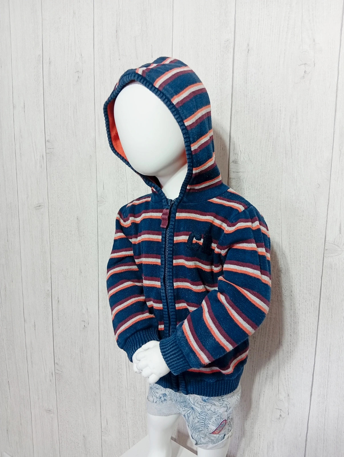 Gilet garçon - taille 18 mois - cadet rouselle - couleur marine orange – Cadet Rousselle – taille 18-24 mois / 86 cm 3