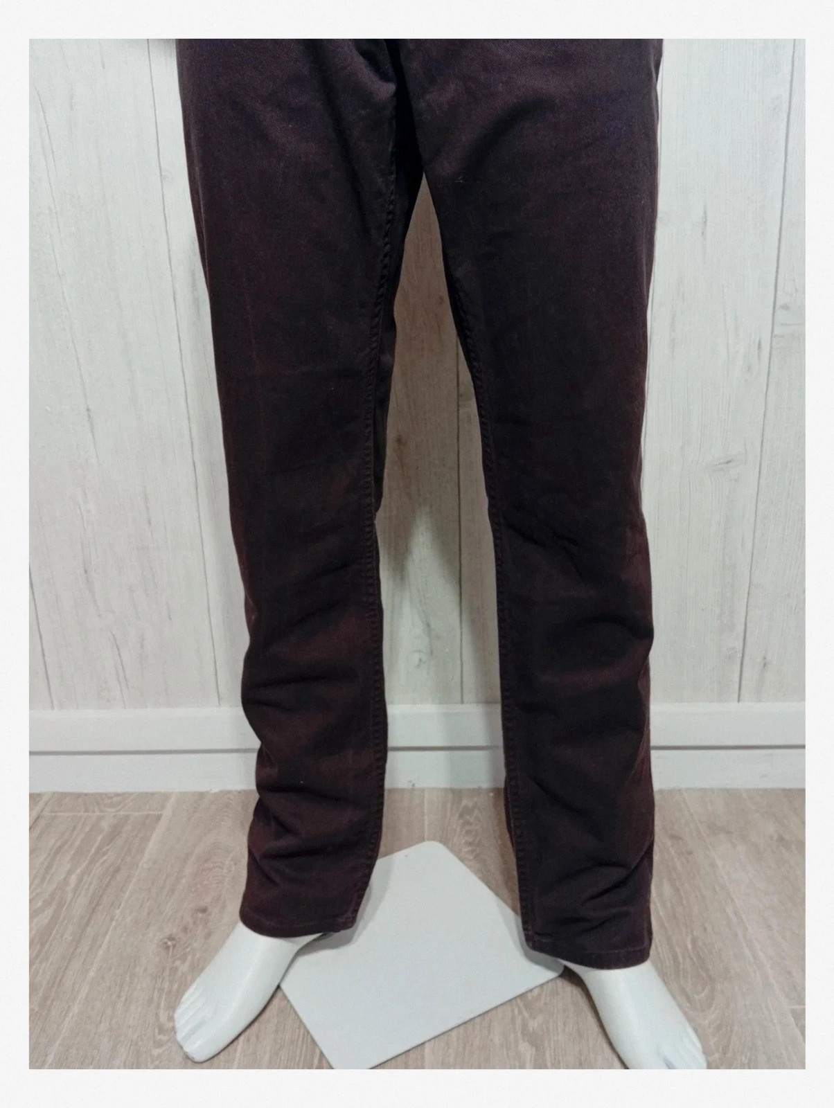 Pantalon chino bordeaux violet homme -taille 46- angelo litrico – Angelo Litrico – taille XXXL 3