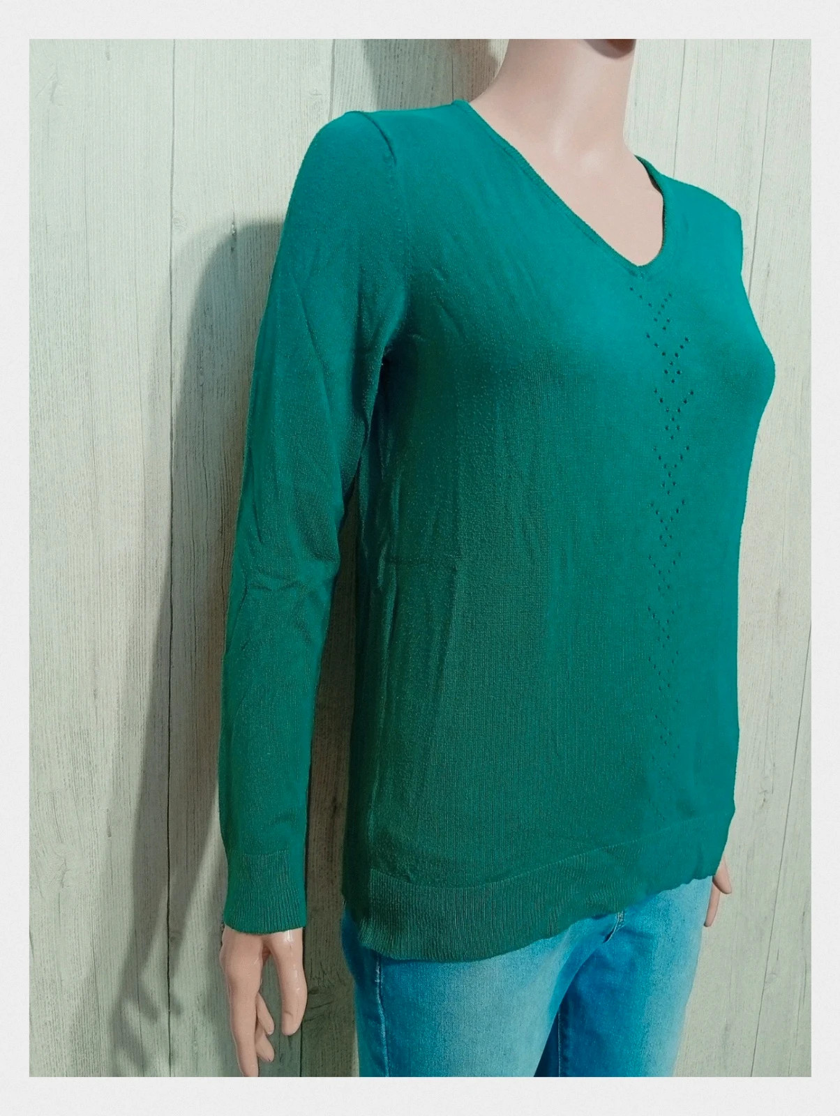 Pull inextenso - vert - taille M/38 - femme – In Extenso – taille M / 38 / 10 4