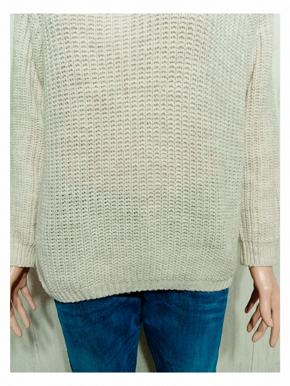 Pull moda couleur beige - femme taille M/38 ( taille 2) – MODA – taille M / 38 / 10 3