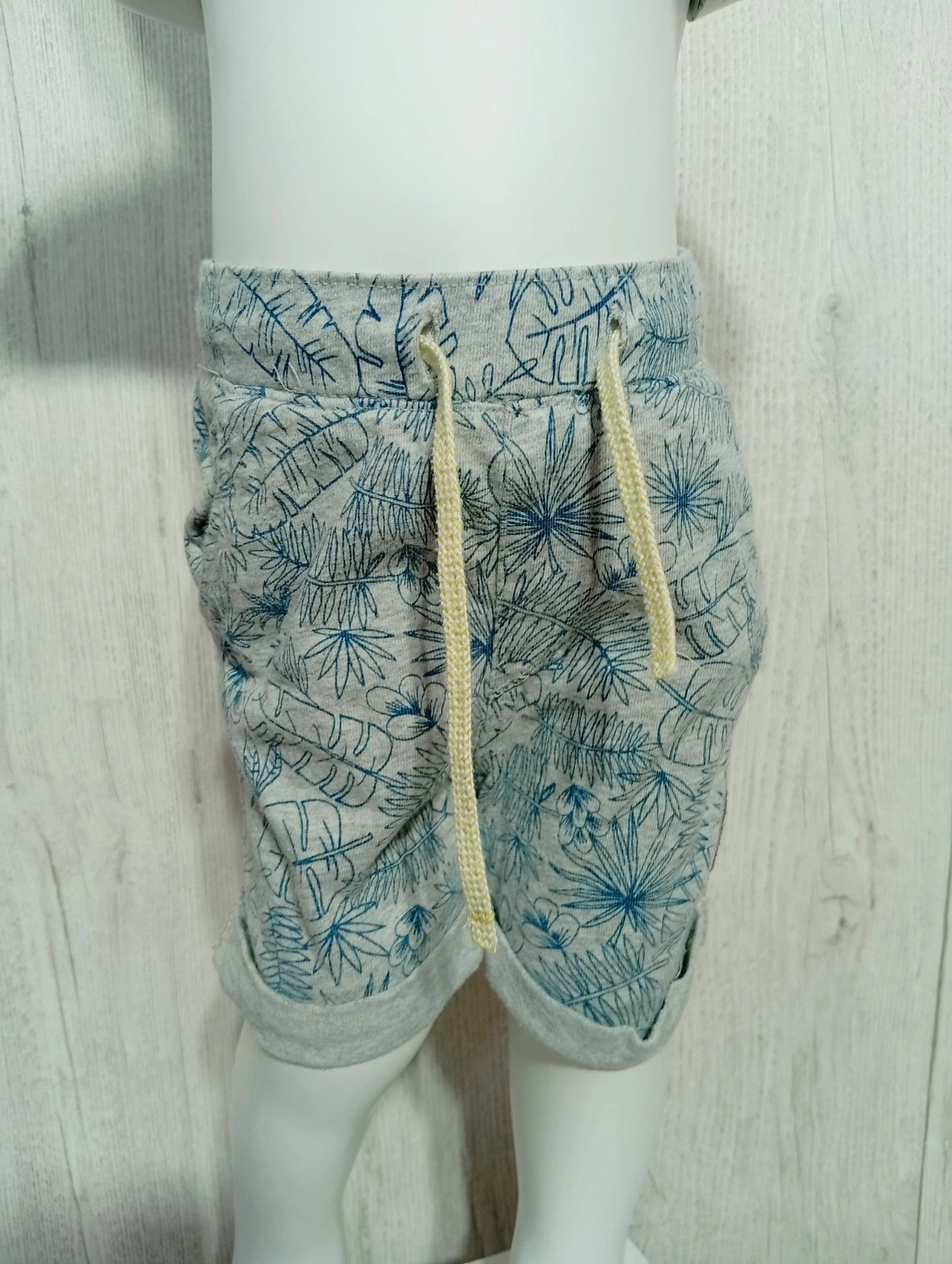 Short garcon - taille 18 mois - La compagnie des petits - couleur gris et bleu