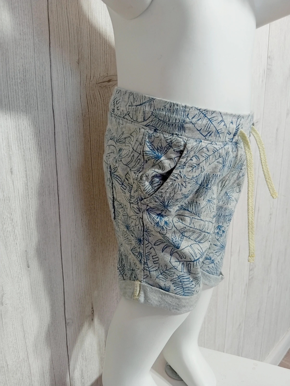 Short garcon - taille 18 mois - La compagnie des petits - couleur gris et bleu – La Compagnie des Petits – taille 12-18 mois / 80 cm 2