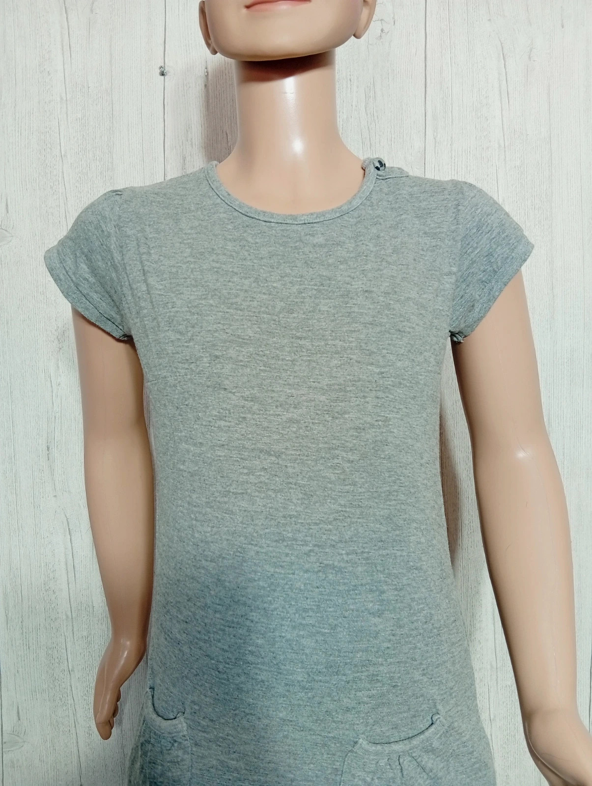 T-shirt long fille - taille 10 ans - Efratis - couleur gris – Efratis – taille 10 ans / 140 cm 2