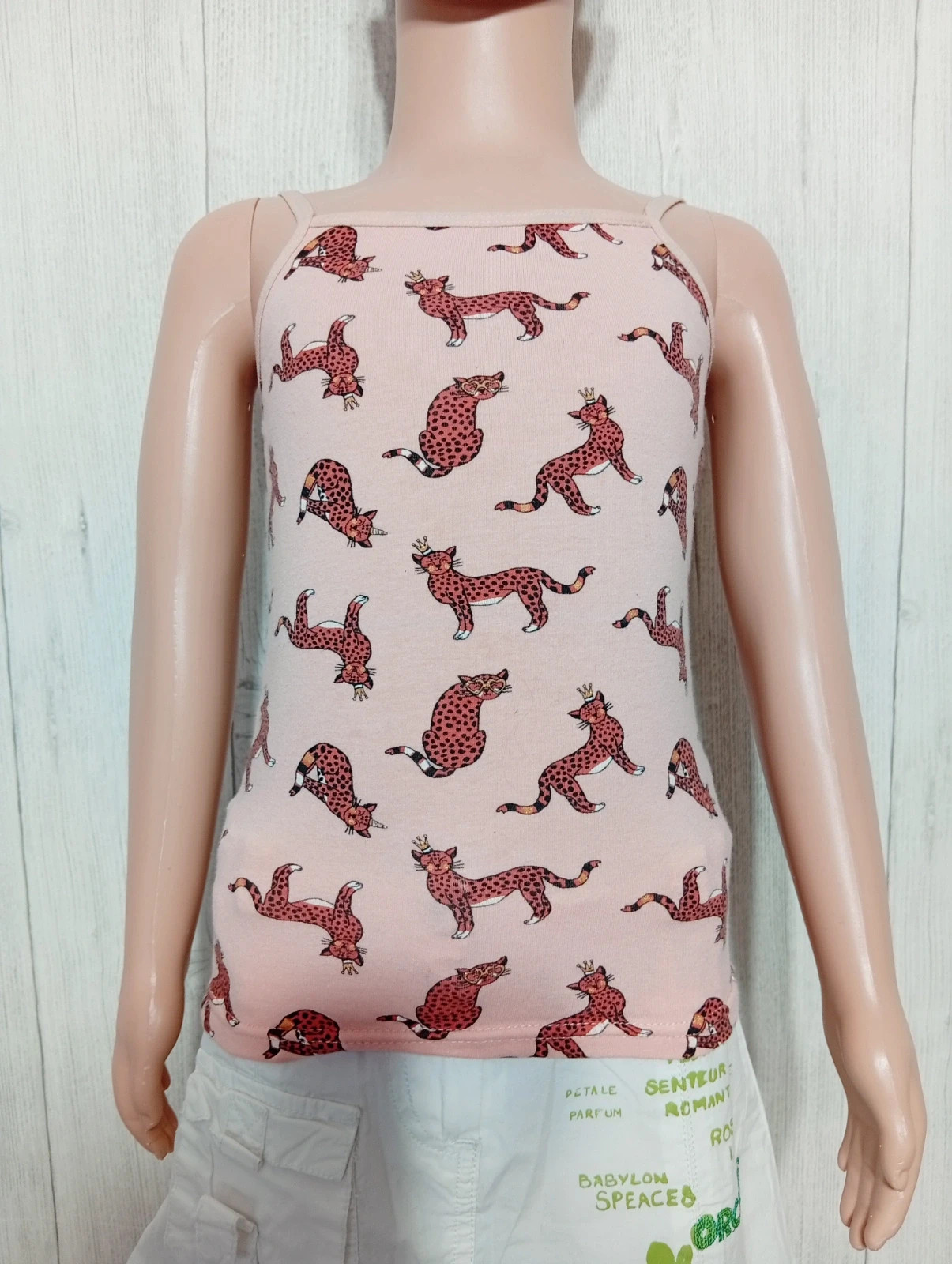 Débardeur fille - taille 3ans (92 cm) - zeeman - couleur rose multicolore