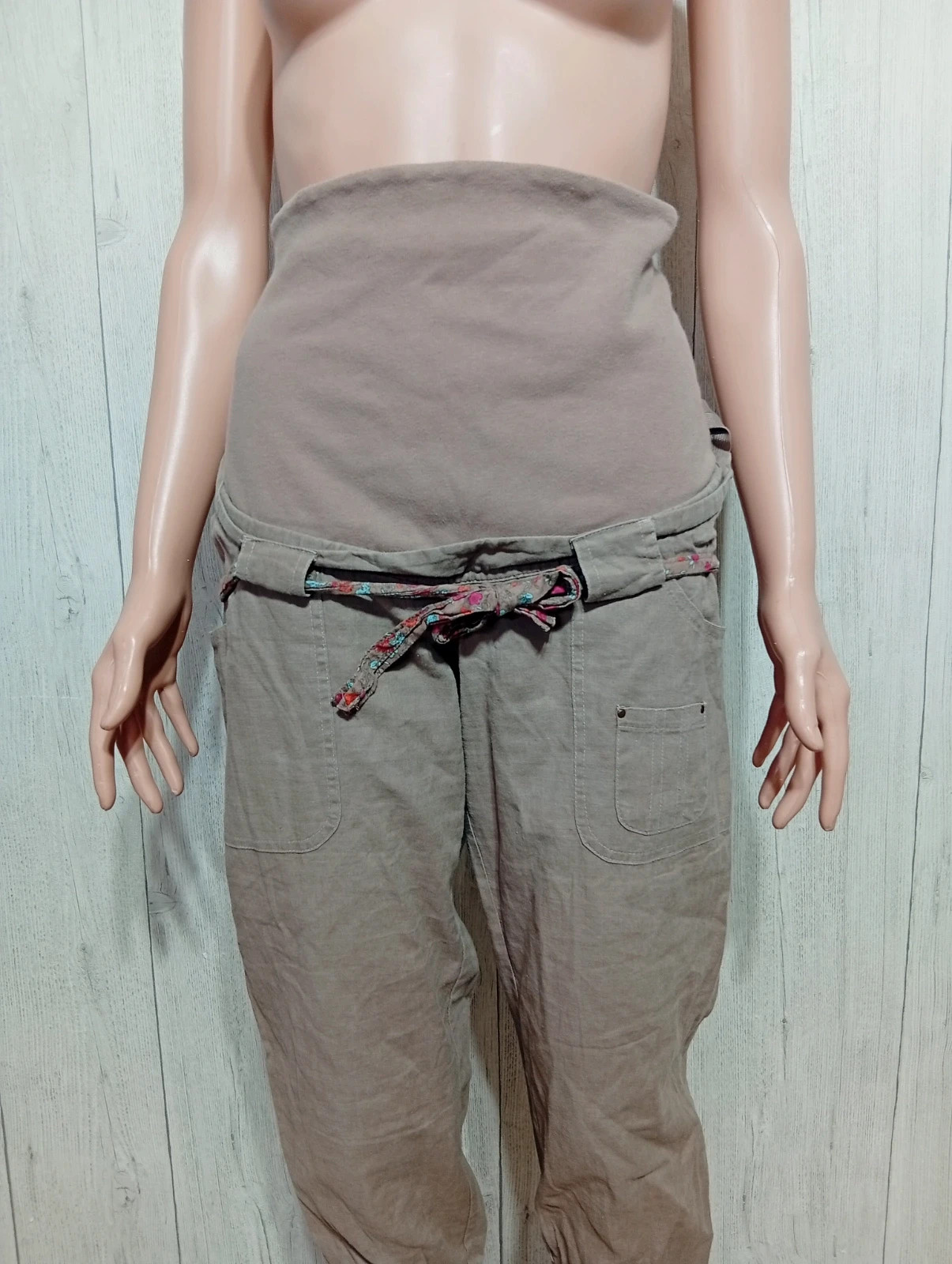 Pantacourt femme - taille M/38 - câlin kalin - couleur beige – Calin Kalin – taille M / 38 / 10 2