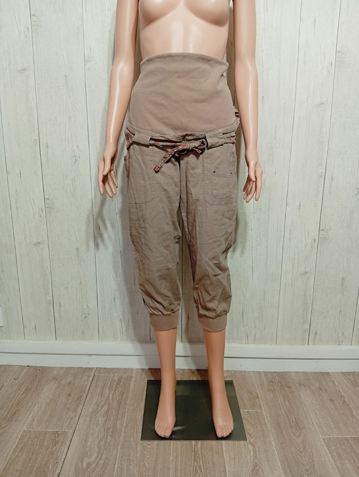 Pantacourt femme - taille M/38 - câlin kalin - couleur beige