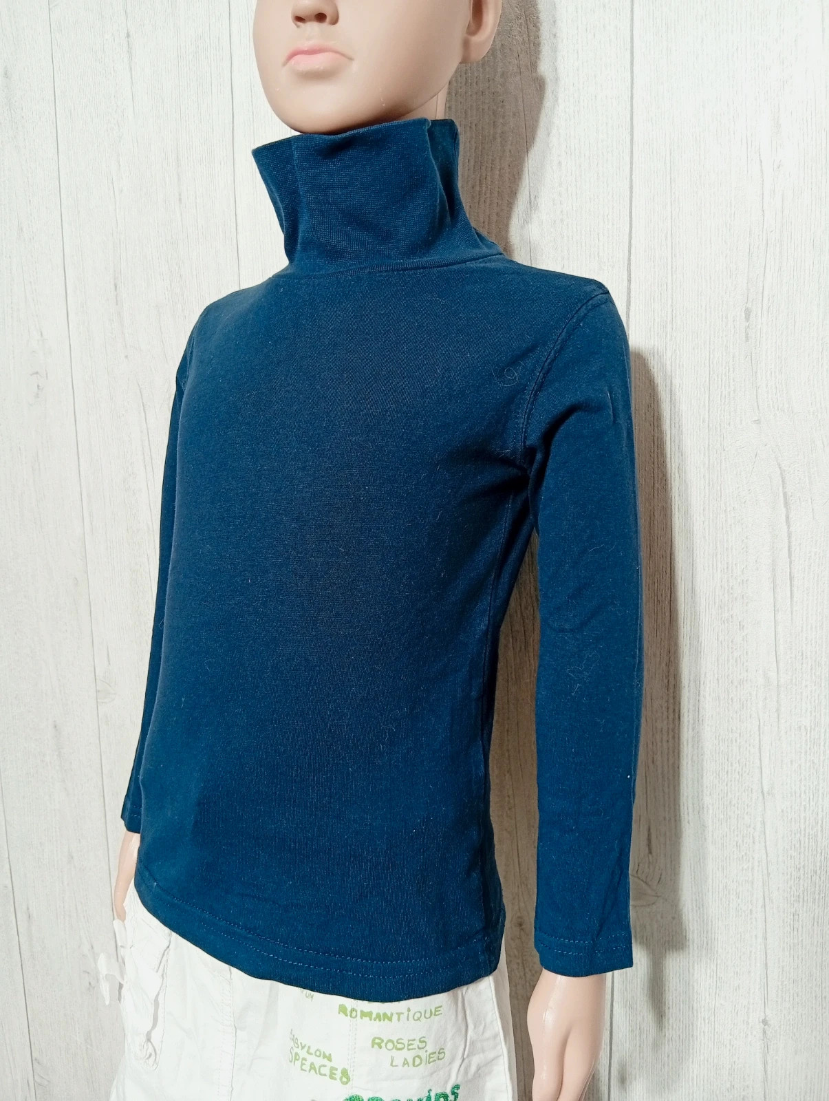 Pull a col roulé garçon - taille 3/4 ans (98/104 cm) - zeeman - couleur marine – Zeeman – taille 3 ans / 98 cm 5
