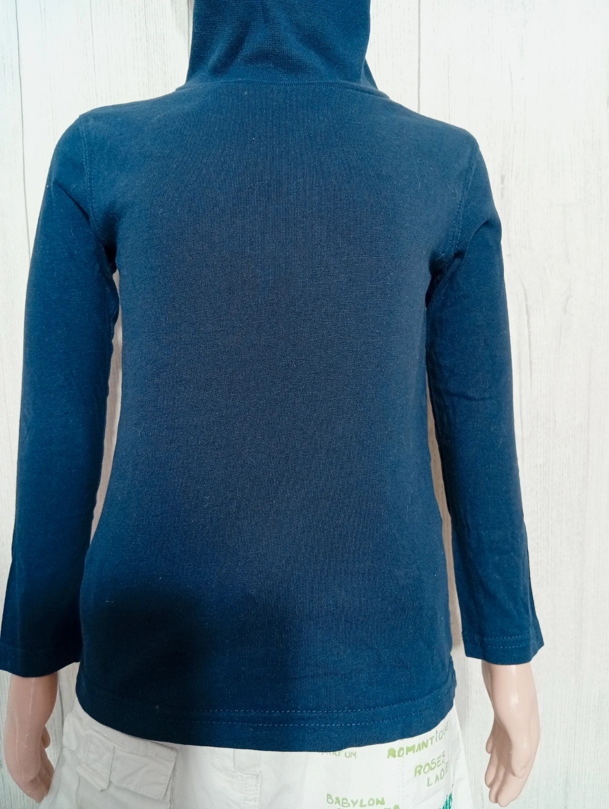 Pull a col roulé garçon - taille 3/4 ans (98/104 cm) - zeeman - couleur marine – Zeeman – taille 3 ans / 98 cm 3