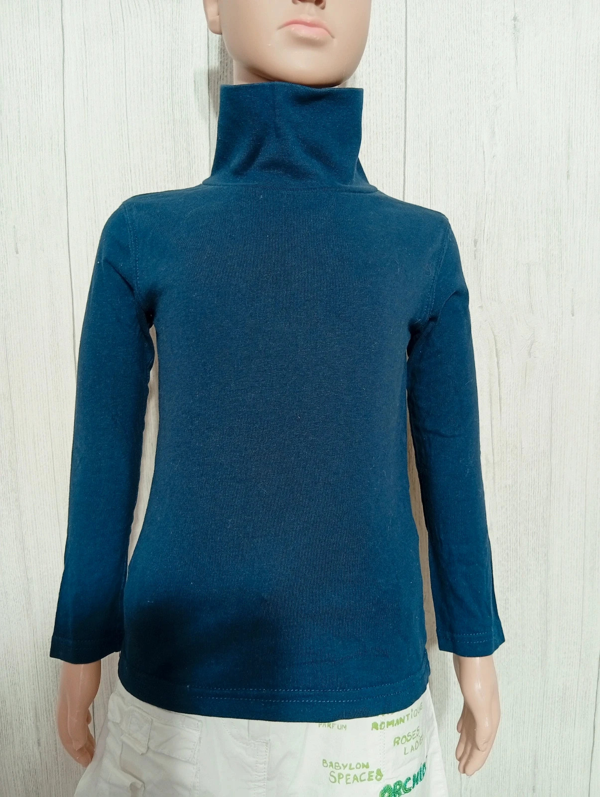 Pull a col roulé garçon - taille 3/4 ans (98/104 cm) - zeeman - couleur marine