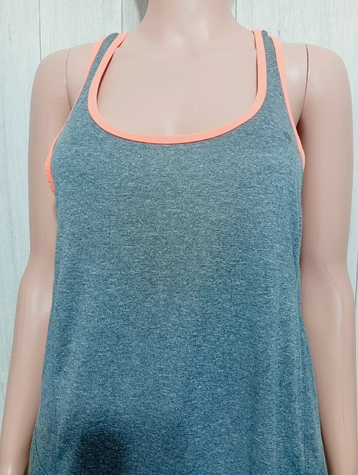 Débardeur femme - taille XL/42 - oxylane - couleur gris et orange – Oxylane – taille XL / 42 / 14 2