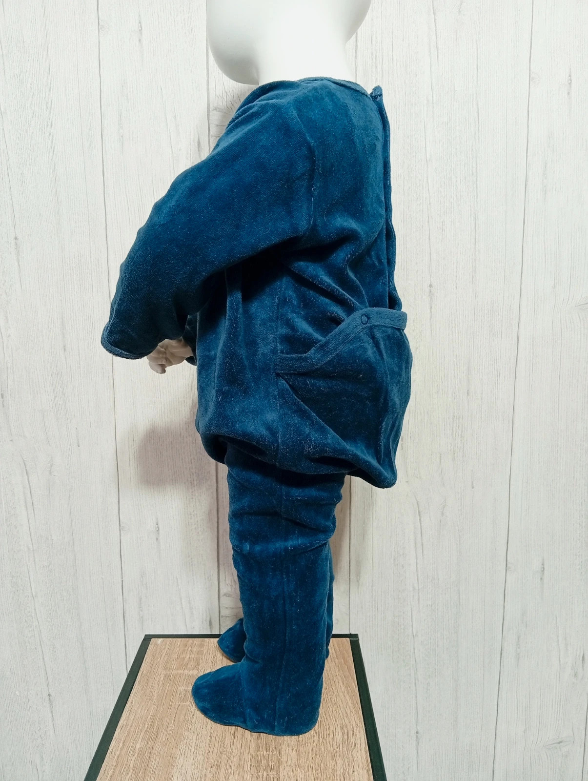 Pyjama 1 piece garcon - taille 18mois (77/82 cm) - Kiabi - couleur marine – Kiabi – taille 18-24 mois / 86 cm 5