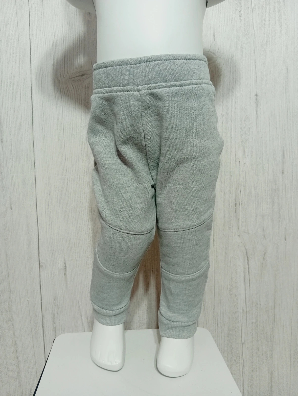 Pantalon jogging garcon- taille 18 mois (80 cm) - mes petits cailloux - couleur gris
