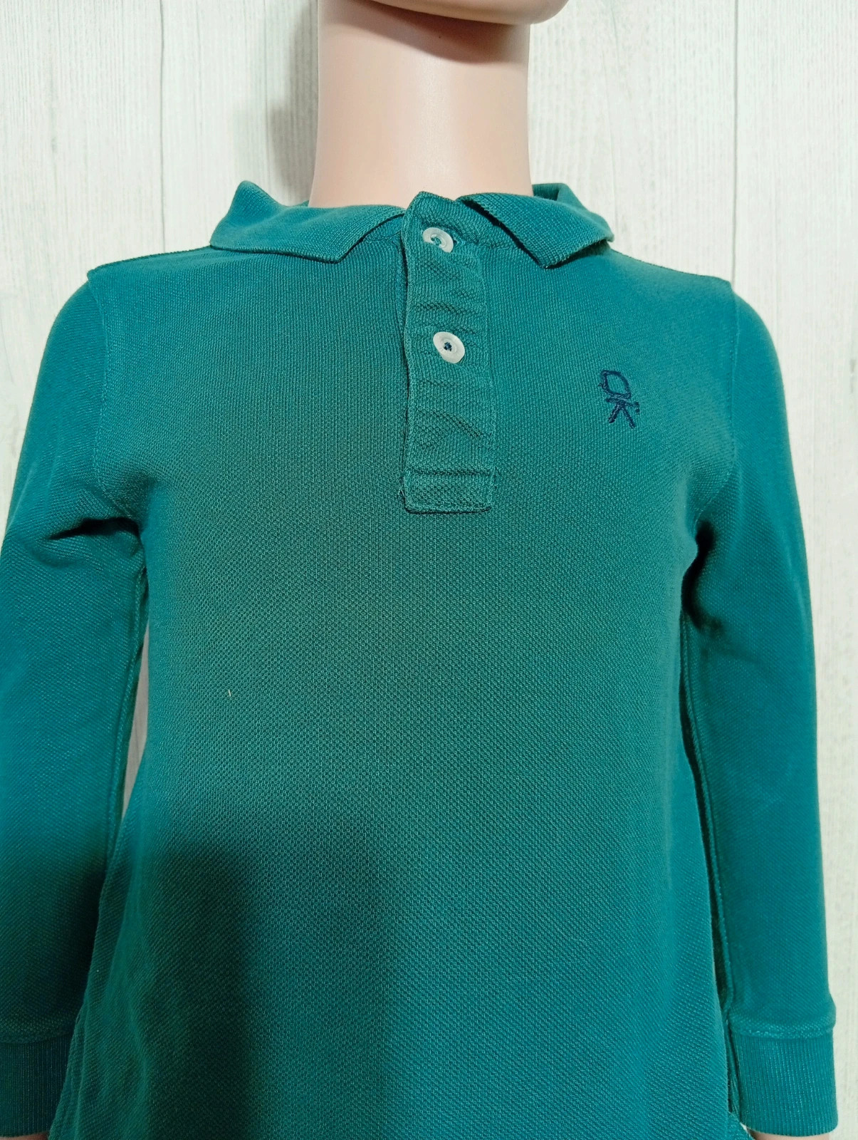 Polo garcon - taille 3 ans (98cm) - okaidi - couleur vert foncé – Okaïdi – taille 3 ans / 98 cm 2