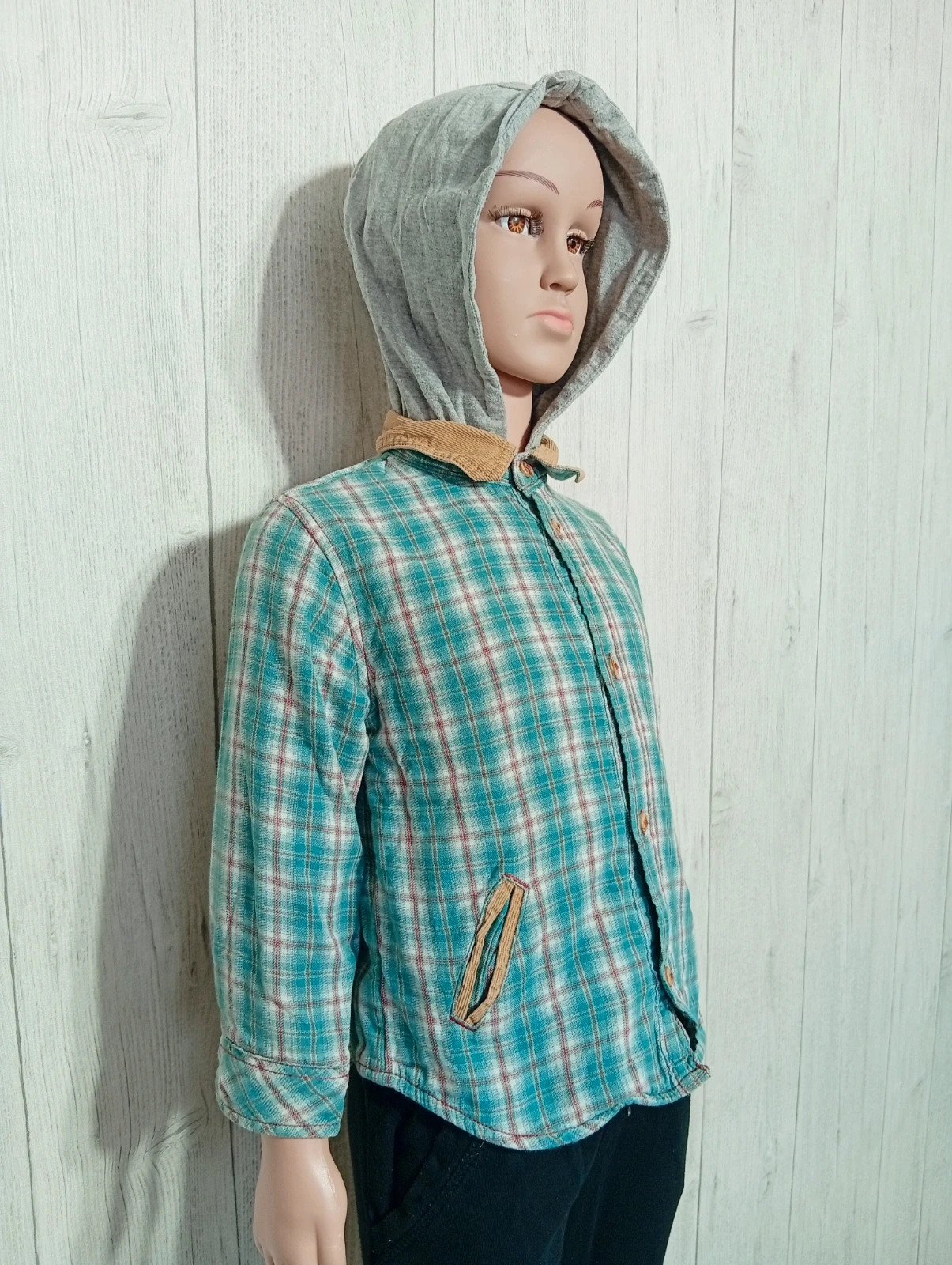 Chemise a capuche garcon - taille 3 ans (90/97 cm) - Kiabi - couleur multicolore – Kiabi – taille 3 ans / 98 cm 4