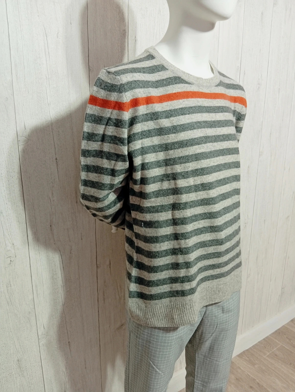 Pull homme - taille L/40 - burton - couleur gris – Burton – taille L 4