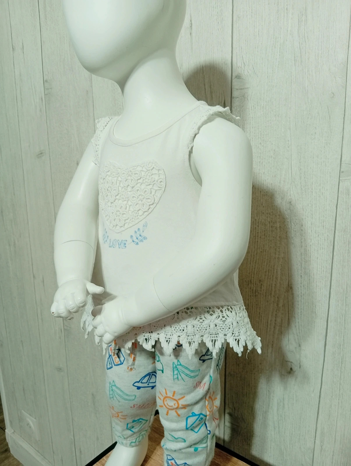 Débardeur fille - taille 9 mois ( 71 cm) - orchestra - couleur blanc – Orchestra – taille 9-12 mois / 74 cm 3