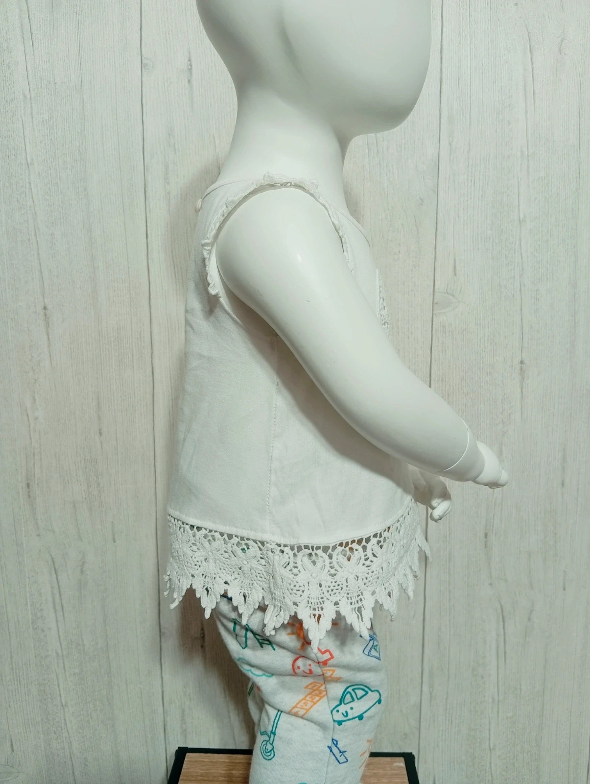 Débardeur fille - taille 9 mois ( 71 cm) - orchestra - couleur blanc – Orchestra – taille 9-12 mois / 74 cm 4