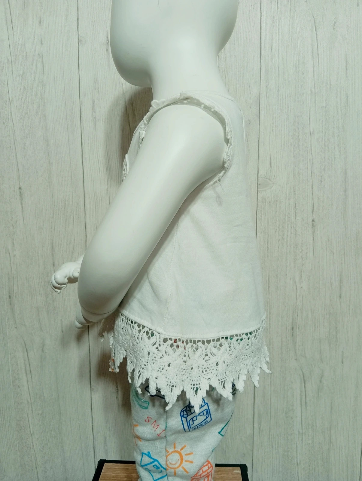 Débardeur fille - taille 9 mois ( 71 cm) - orchestra - couleur blanc – Orchestra – taille 9-12 mois / 74 cm 5