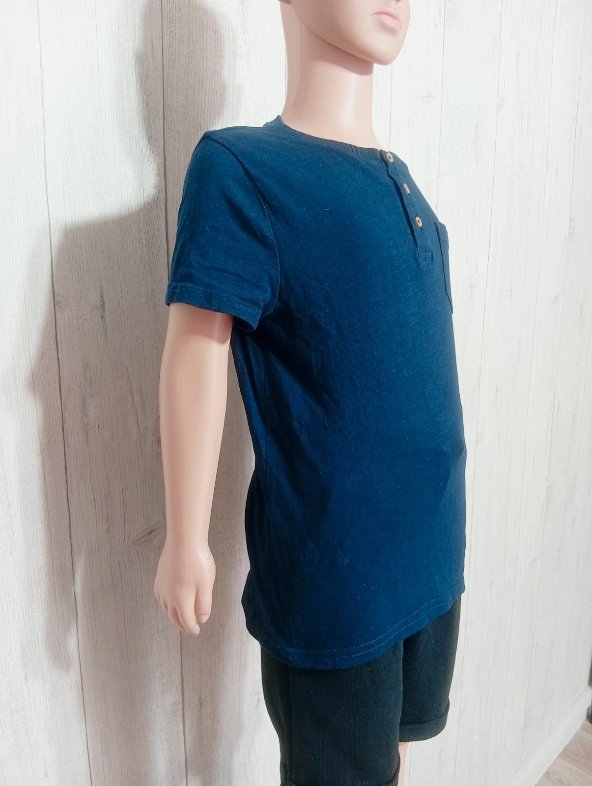 T-shirt manche courte garçon - taille 6 ans (114/119 cm) -kiabi - couleur marine – Kiabi – taille 6 ans / 116 cm 4