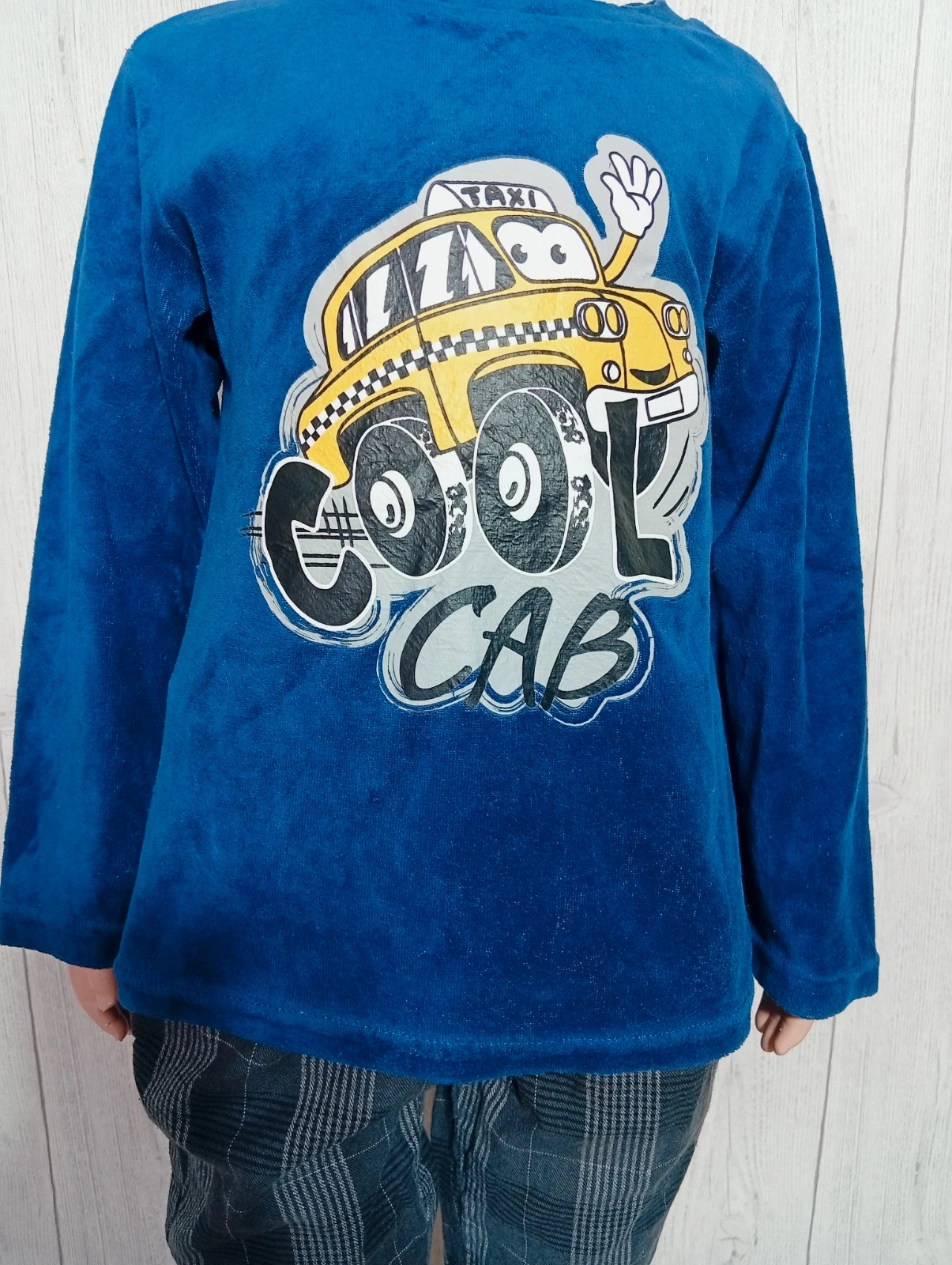 Pull de pyjama garçon - taille 6 ans - tissaia - couleur marine – Tissaia – taille 6 ans / 116 cm 3
