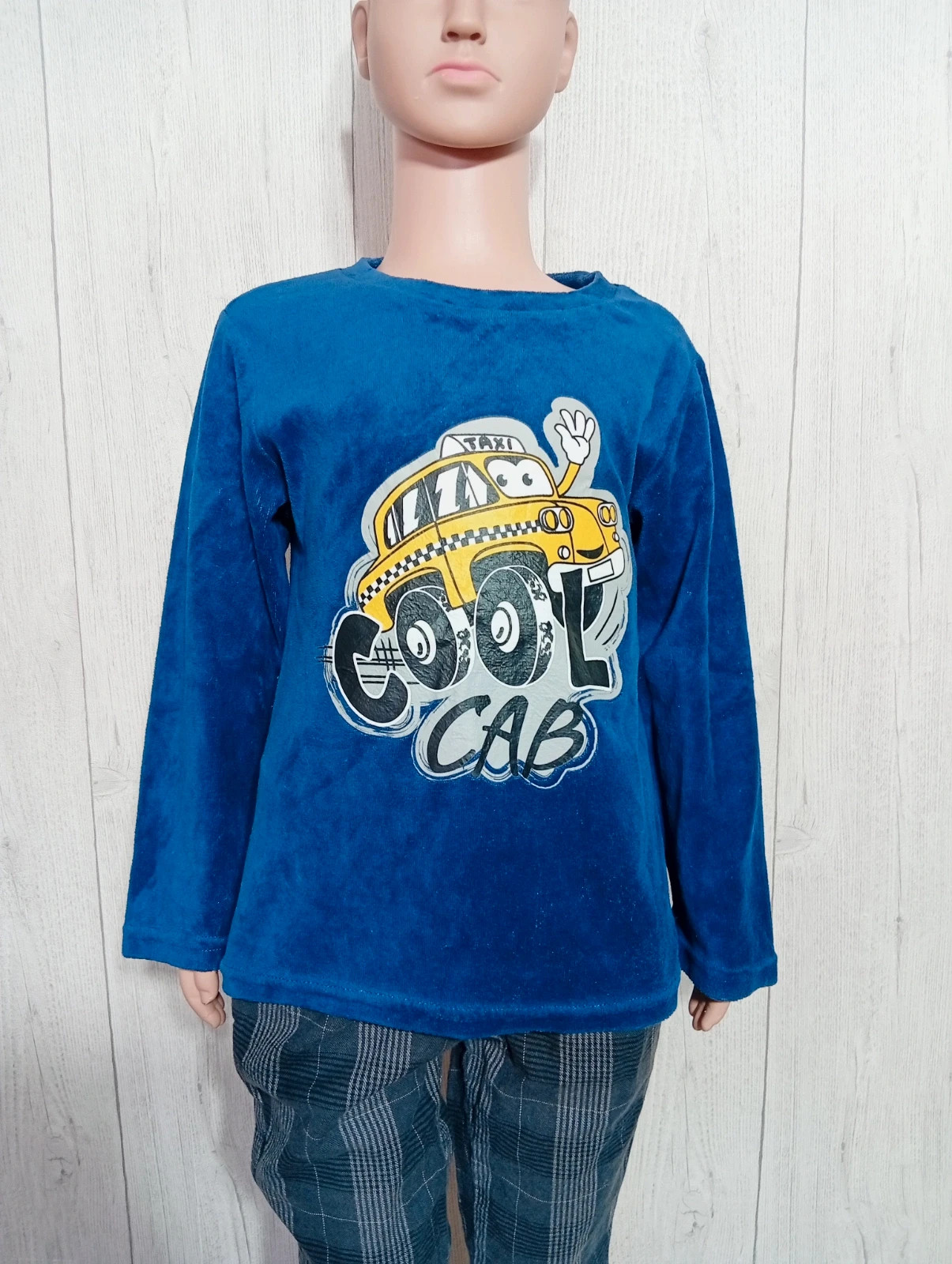 Pull de pyjama garçon - taille 6 ans - tissaia - couleur marine