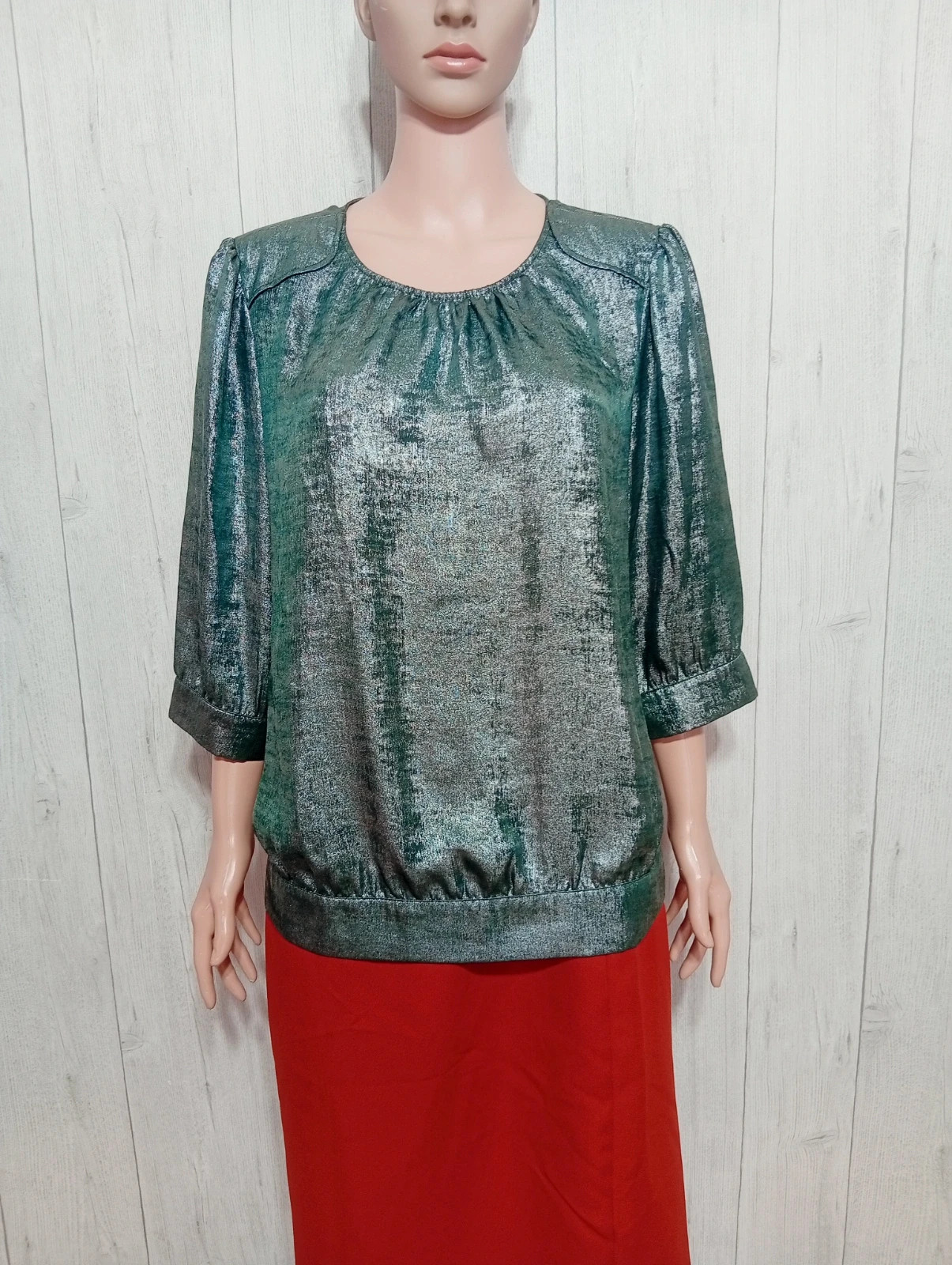 Blouse femme - taille XL/42 - promod - couleur gris argenté
