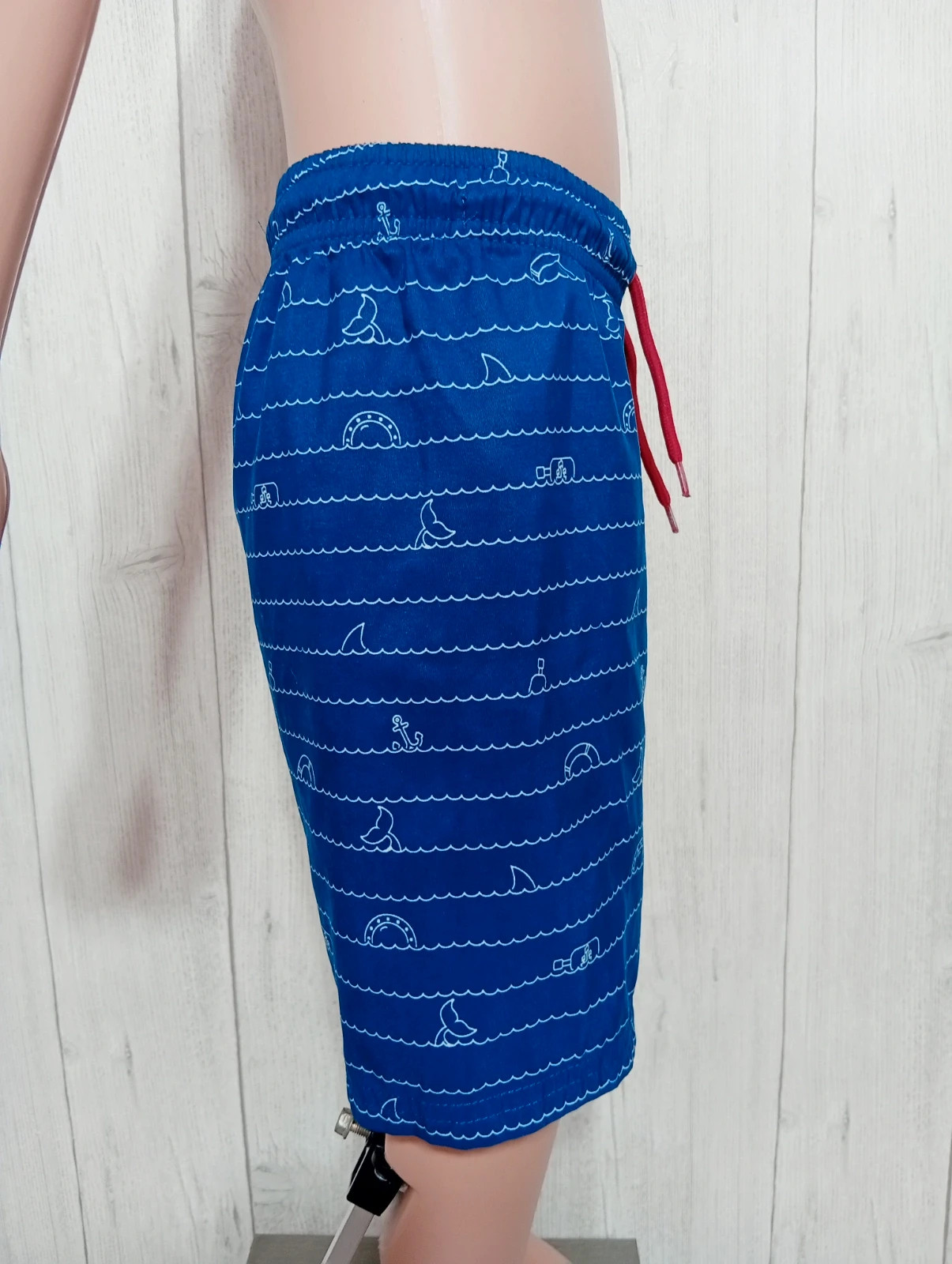 Short de bain garçon - taille 5/6 ans ( 110/116 cm)- zeeman - couleur bleu blanc et rouge – Zeeman – taille 5 ans / 110 cm 4