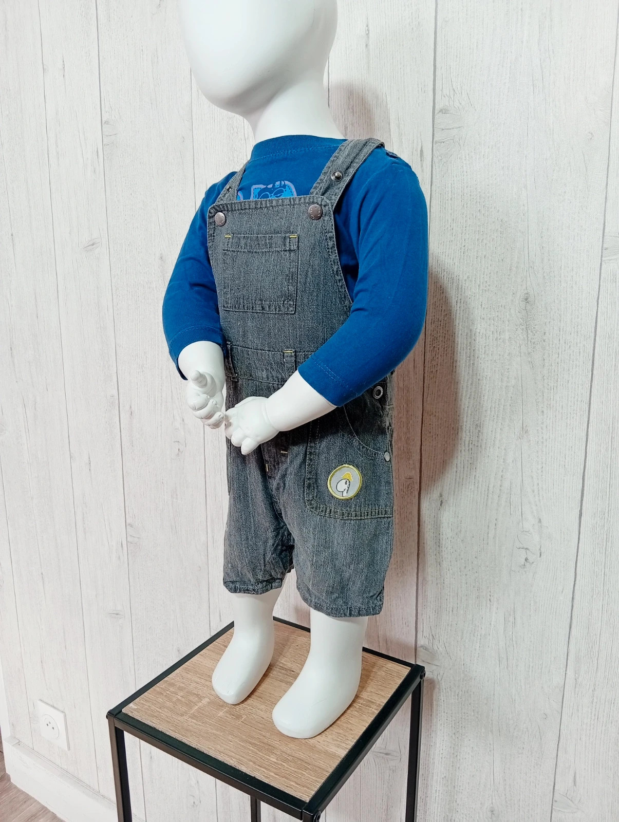 Salopette garcon - taille 9 mois (71 cm) - orchestra - couleur gris – Orchestra bébé – taille 9-12 mois / 74 cm 5
