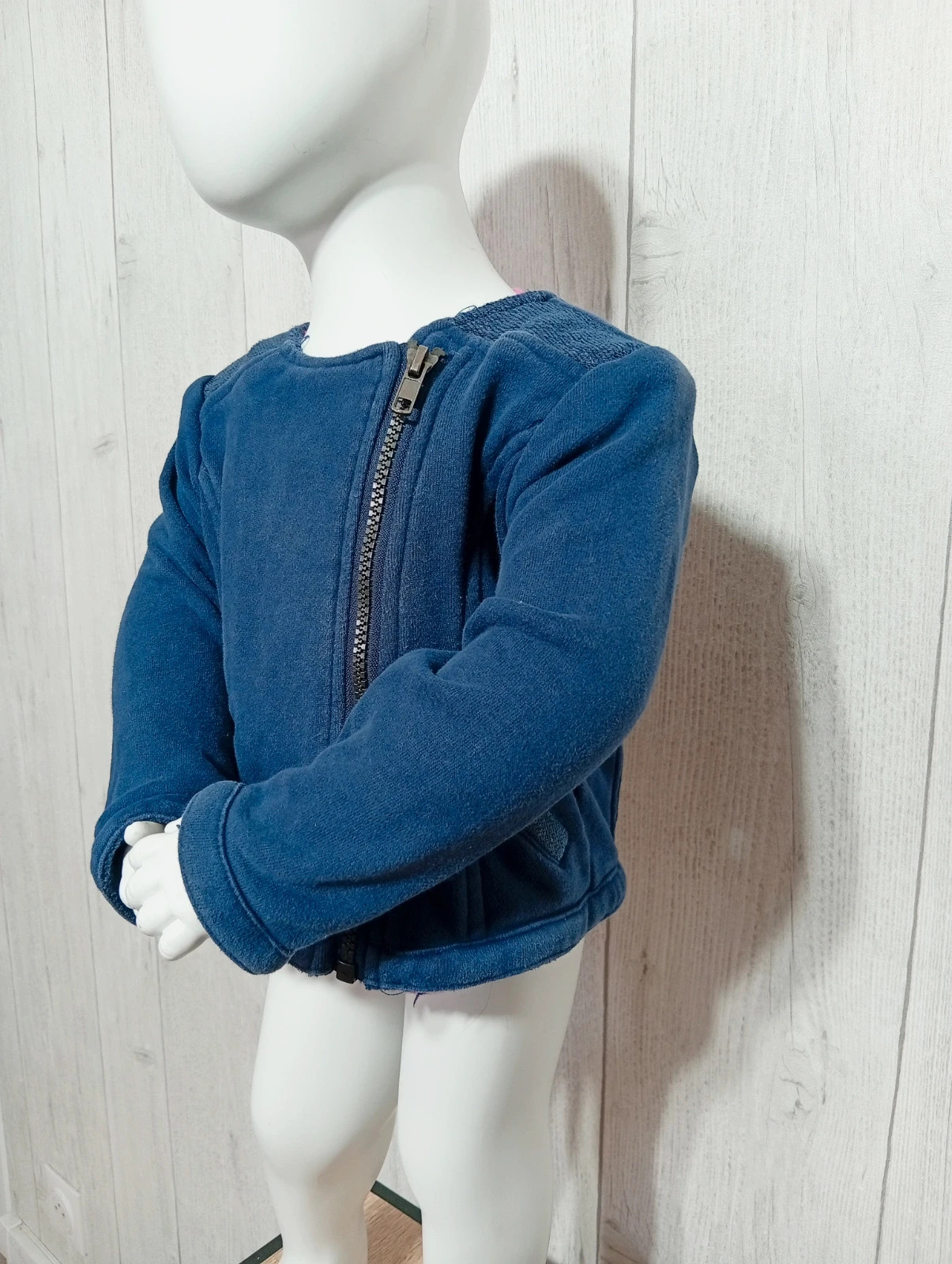 Gilet fille - taille 2 ans (86 cm) - tape a l'oeil - couleur marine – Tape à l'œil – taille 18-24 mois / 86 cm 3